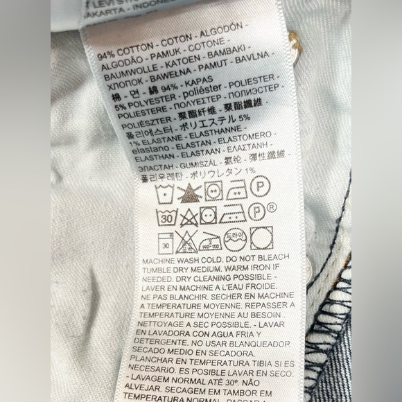 LEVIS Men’s 527 Slim Boot Cut Denim‎ Blue Jeans Size 29/30 Y2K Retro Casual - Picture 10 of 16